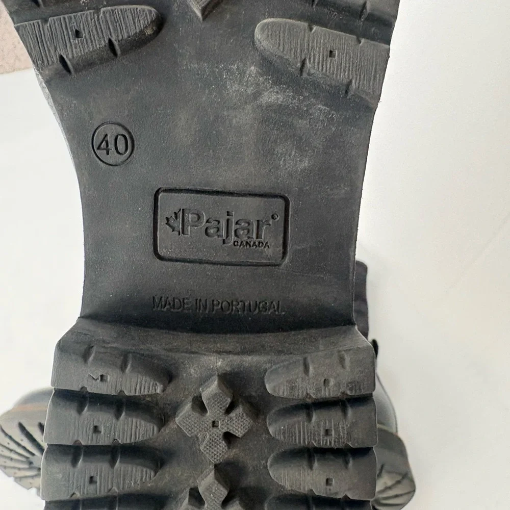 Pajar Canada Pia Boot Waterproof Black Boots Size 9-9.5 (40)